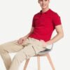 Amazon Brand - Symbol Men's Cotton Rich Solid Polo Tshirt | Collar Tshirts